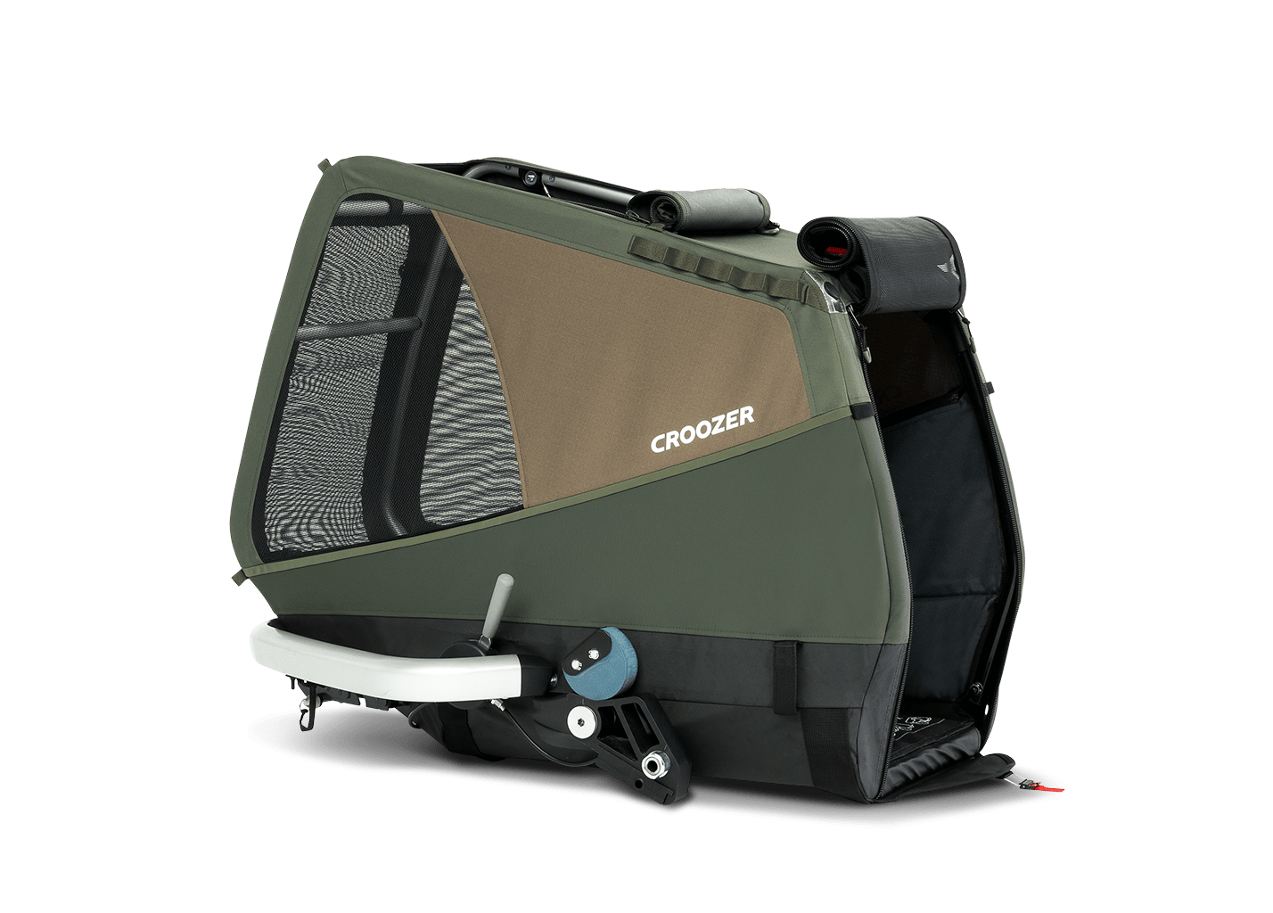 Croozer Dog Enna – Hundeanhänger Größe L (Moss Green) Croozer Dog Enna – Hundeanhänger Größe L (Moss Green) – Ansicht 4