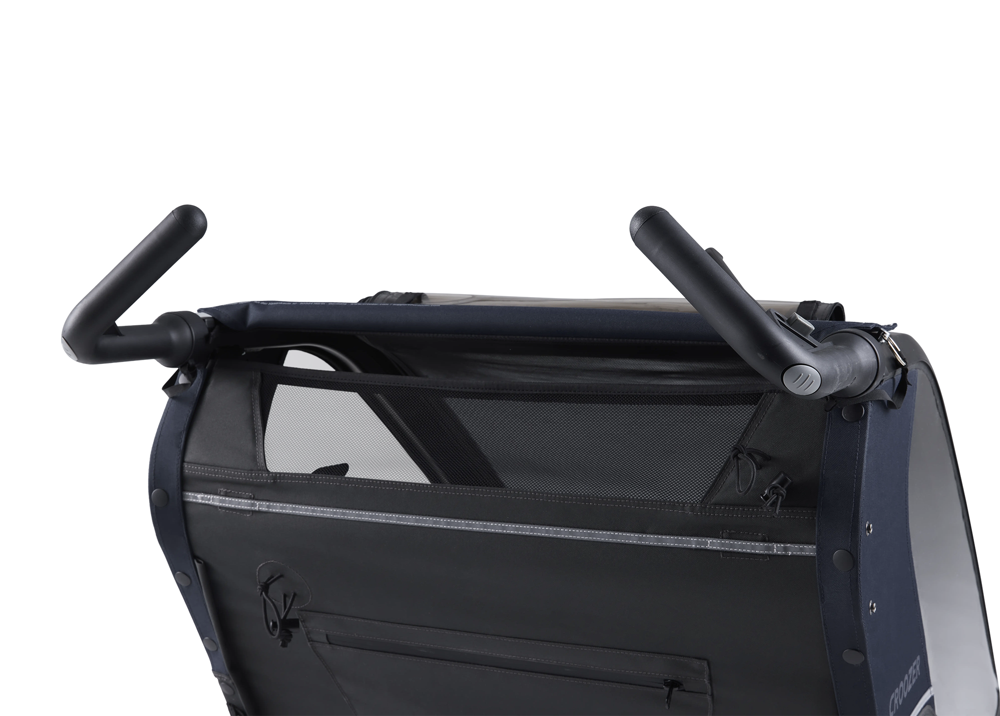 Croozer Lykke – Faltbarer Zweisitzer (Fahrradanhänger & Kinderwagen), Blueberry Blue Croozer Lykke – Faltbarer Zweisitzer (Fahrradanhänger & Kinderwagen), Blueberry Blue – Ansicht 7