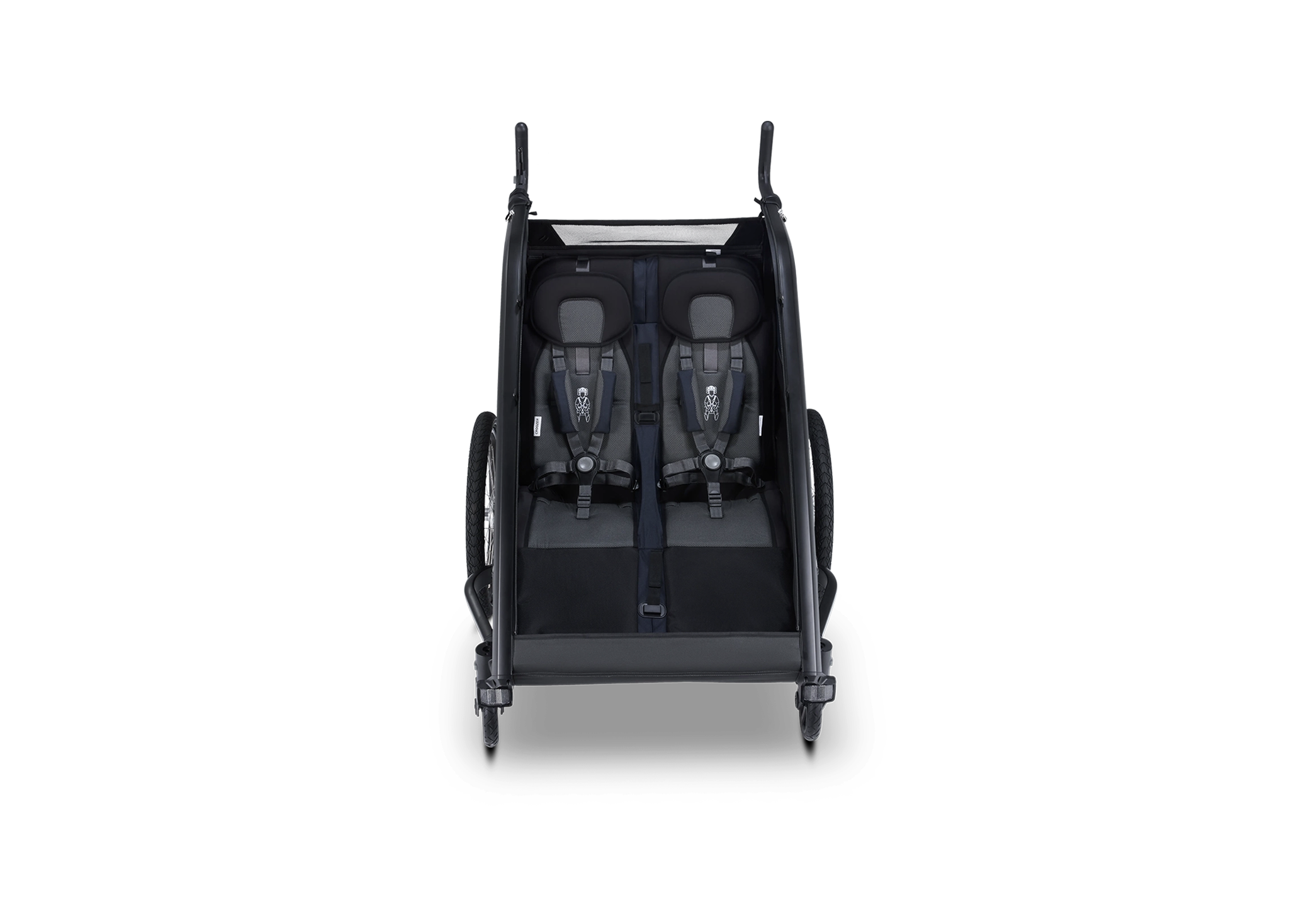 Croozer Lykke – Faltbarer Zweisitzer (Fahrradanhänger & Kinderwagen), Blueberry Blue Croozer Lykke – Faltbarer Zweisitzer (Fahrradanhänger & Kinderwagen), Blueberry Blue – Ansicht 8