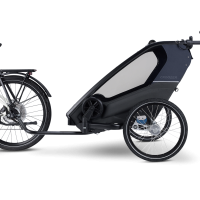Croozer Lykke – Faltbarer Zweisitzer (Fahrradanhänger & Kinderwagen), Blueberry Blue Croozer Lykke – Faltbarer Zweisitzer (Fahrradanhänger & Kinderwagen), Blueberry Blue – Ansicht 10
