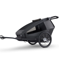 Croozer Yuuna – Modularer Fahrradanhänger (Kid/Dog/Cargo), Moonlight Black Croozer Yuuna – Modularer Fahrradanhänger (Kid/Dog/Cargo), Moonlight Black – Ansicht 2