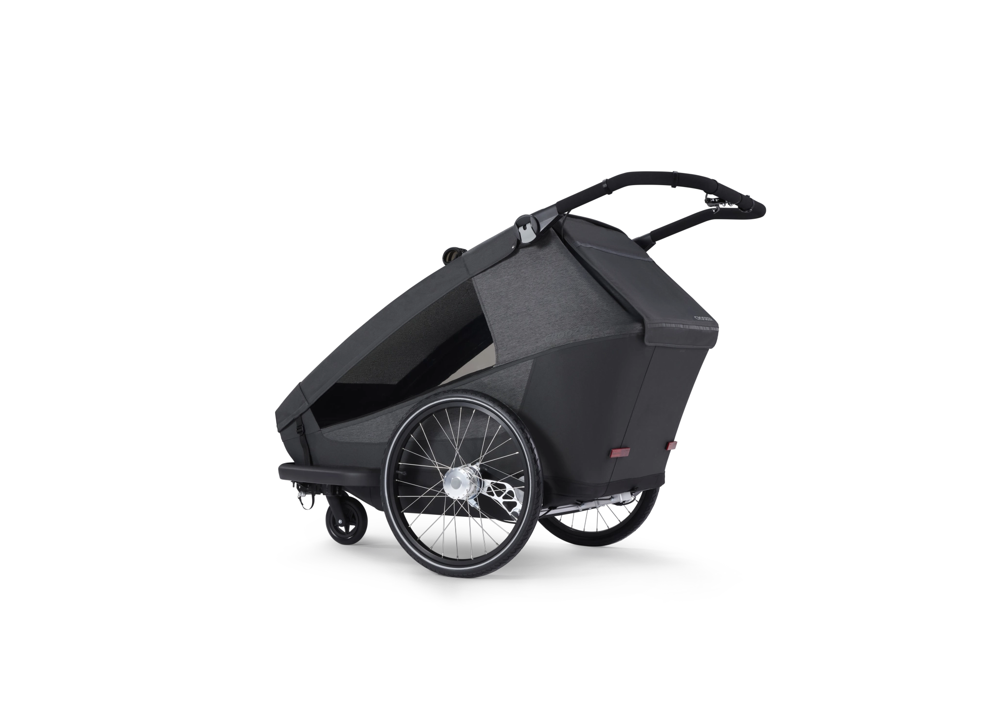 Croozer Yuuna – Modularer Fahrradanhänger (Kid/Dog/Cargo), Moonlight Black Croozer Yuuna – Modularer Fahrradanhänger (Kid/Dog/Cargo), Moonlight Black – Ansicht 4