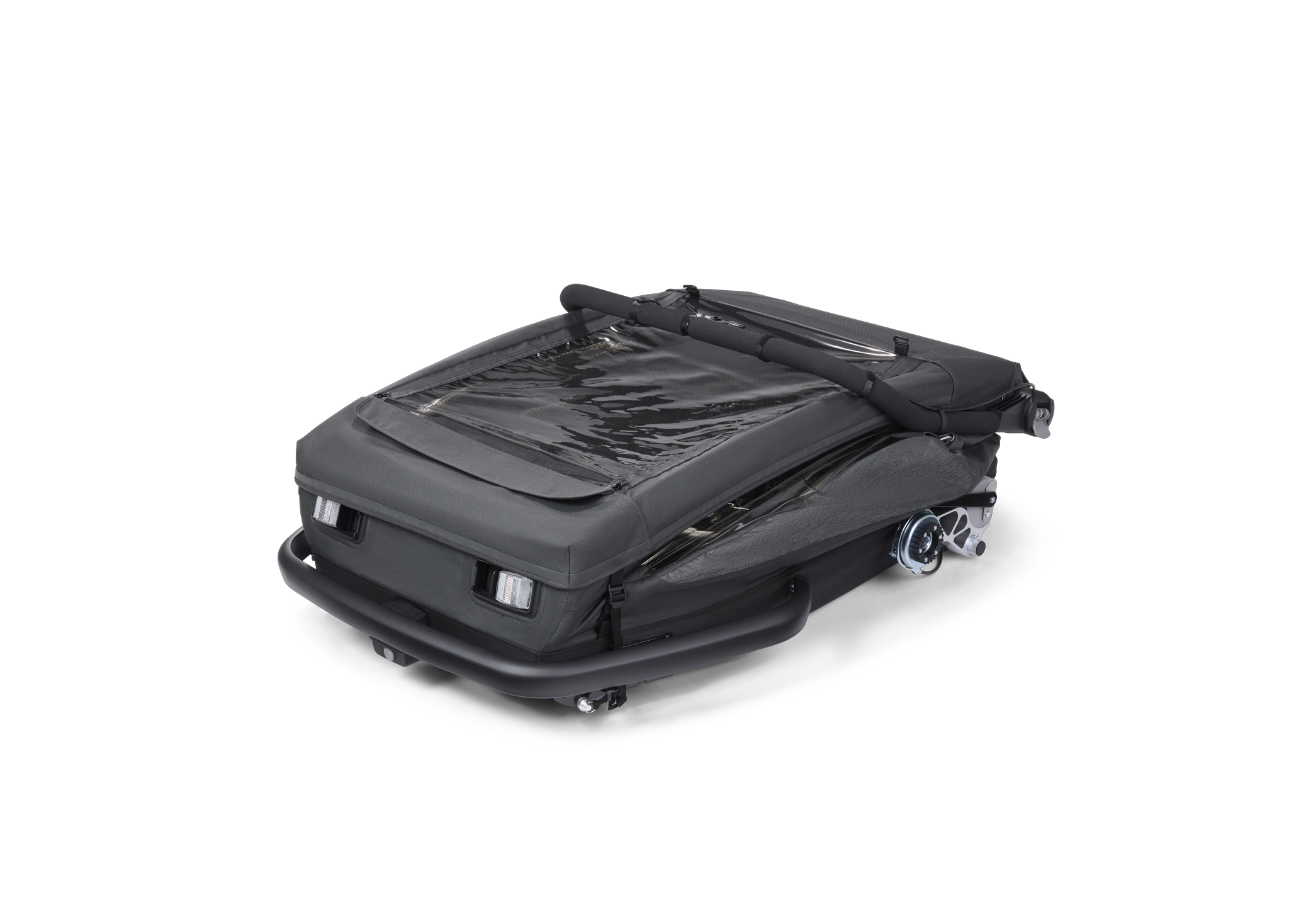 Croozer Yuuna – Modularer Fahrradanhänger (Kid/Dog/Cargo), Moonlight Black Croozer Yuuna – Modularer Fahrradanhänger (Kid/Dog/Cargo), Moonlight Black – Ansicht 8